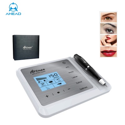 PMU Artmex V9 digital permanent makeup artmex machine professional tattoo device with 6pcs needles 1 handpiece and 1pc pedal