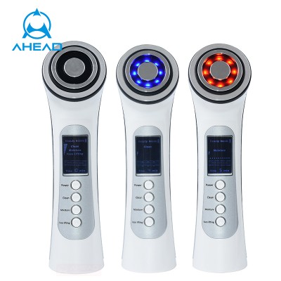 Portable beauty equipment rf skin tightening machine personall care radio frequency led facial machine