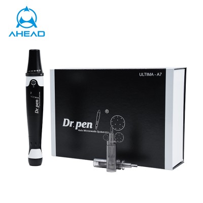 Beauty Equipment High Quality Dr pen Derma pen Kit Wired Black Drpen A7 Anti-Wrinkle MTS Dermapen for Face Eye Body Treatment