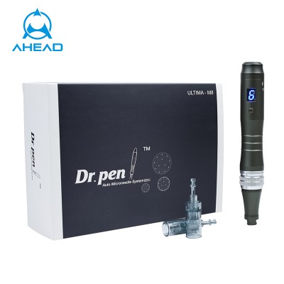 Electric wireless face tightening machine acne remover dermapen microneedling anti aging wrinkle removal dr pen m8