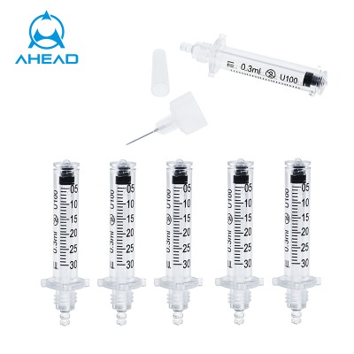 03ml ampoule Hyaluronic pen 03ml hyaluronic ampoule for mesotherapy injection gun Atomizing ampoule head 03ml and tip converter