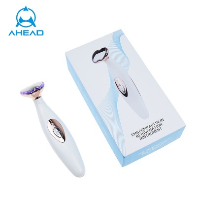 Import Remove Wrinkles Skin Rejuvenation Tightening Portable EMS facial massager USB Charging Device for Face Tightening