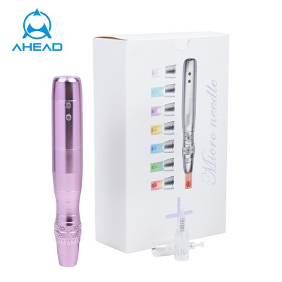 New design LED photon therapy seven colors electric microneedle derma pen LED Anti wrinkle needling JM - F701 for beauty center