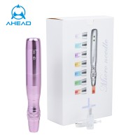 Microneedle 7 Colors Light LED Make up Pen Photon Therapy Electric Dermapen LED F7 Digital Derma Pen Anti Aging