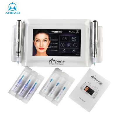 Drop shipping professional semi tattoo beauty equipment permanent tattoo machine Artmex V8 for PMU and MTS treatment for sale